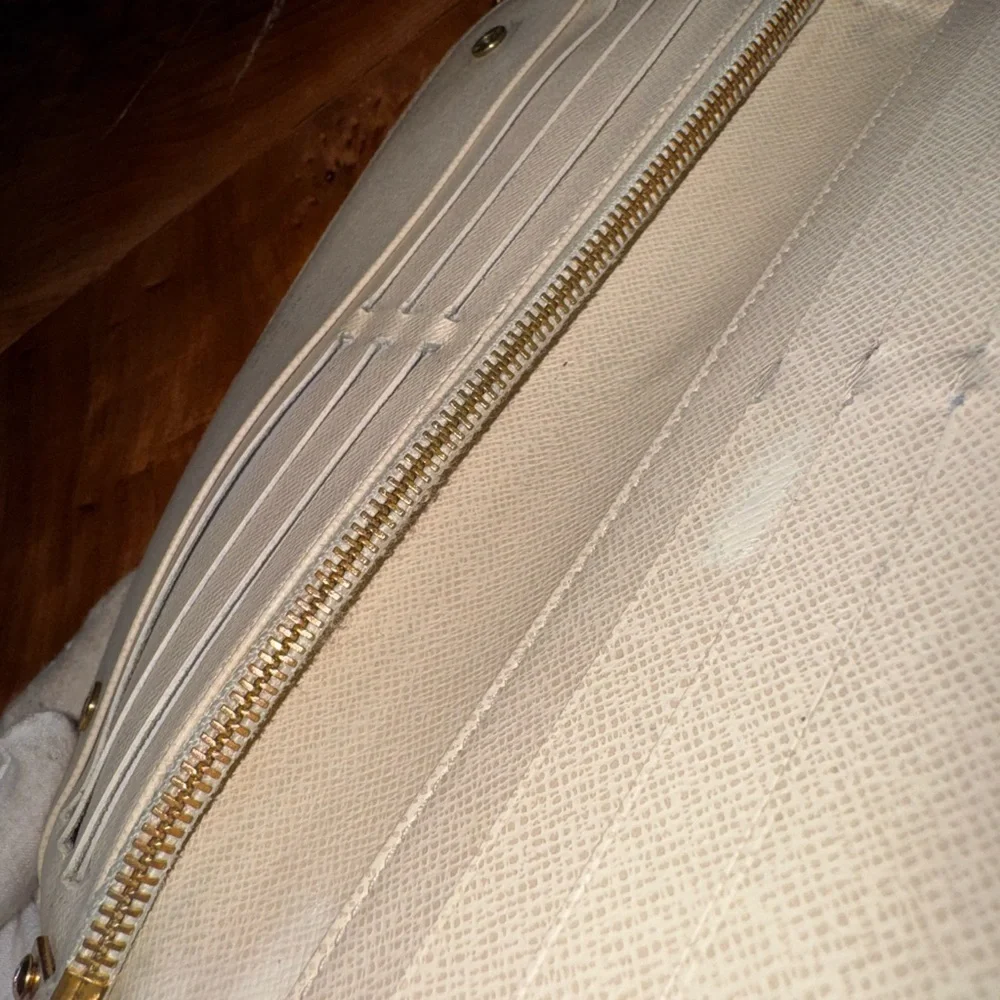 Louis Vuitton, beautiful Damier Azur Insolite Wallet converted vintage - Picture 8 of 15